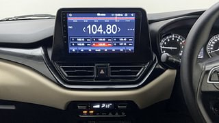 Used 2022 Toyota Glanza S Petrol Manual interior MUSIC SYSTEM & AC CONTROL VIEW