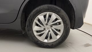 Used 2022 Toyota Glanza S Petrol Manual tyres LEFT REAR TYRE RIM VIEW