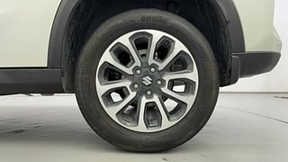 Used 2024 Maruti Suzuki Grand Vitara Zeta Smart Hybrid Petrol Manual tyres LEFT REAR TYRE RIM VIEW
