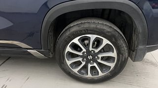 Used 2023 Maruti Suzuki Grand Vitara Zeta Smart Hybrid Petrol Manual tyres LEFT REAR TYRE RIM VIEW