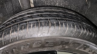 Used 2022 Maruti Suzuki Brezza ZXI Plus AT Dual Tone Petrol Automatic tyres RIGHT REAR TYRE TREAD VIEW