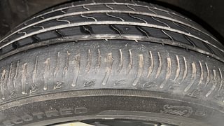 Used 2022 Maruti Suzuki Brezza ZXI Plus AT Dual Tone Petrol Automatic tyres LEFT FRONT TYRE TREAD VIEW