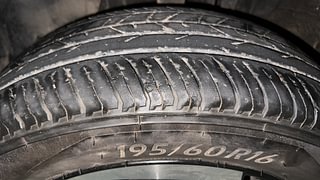 Used 2023 Nissan Magnite XV Premium Turbo CVT (O) Petrol Automatic tyres LEFT FRONT TYRE TREAD VIEW