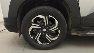 Used 2022 Maruti Suzuki Brezza ZXI Plus AT Dual Tone Petrol Automatic tyres LEFT FRONT TYRE RIM VIEW