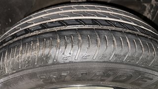 Used 2022 Maruti Suzuki Brezza ZXI Plus AT Dual Tone Petrol Automatic tyres RIGHT FRONT TYRE TREAD VIEW