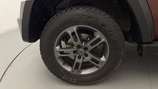 Used 2021 Mahindra Thar LX Hard Top Petrol AT Petrol Automatic tyres LEFT FRONT TYRE RIM VIEW