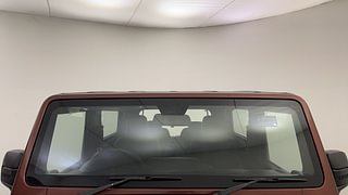 Used 2021 Mahindra Thar LX Hard Top Petrol AT Petrol Automatic exterior FRONT WINDSHIELD VIEW