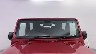 Used 2022 Mahindra Thar LX 4 STR Hard Top Petrol AT 4WD Petrol Automatic exterior FRONT WINDSHIELD VIEW