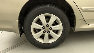 Used 2012 Toyota Corolla Altis 1.8 G Petrol Manual tyres RIGHT REAR TYRE RIM VIEW