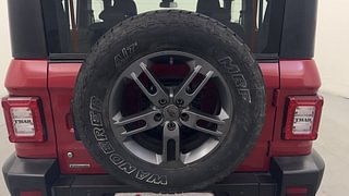 Used 2022 Mahindra Thar LX 4 STR Hard Top Petrol AT 4WD Petrol Automatic tyres SPARE TYRE VIEW