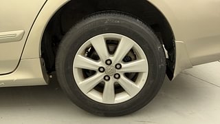 Used 2012 Toyota Corolla Altis 1.8 G Petrol Manual tyres LEFT REAR TYRE RIM VIEW