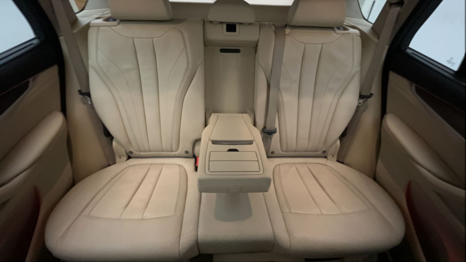 New BMW X5 interior REAR SEAT CONDITION VIEW