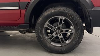 Used 2022 Mahindra Thar LX 4 STR Hard Top Petrol AT 4WD Petrol Automatic tyres LEFT REAR TYRE RIM VIEW
