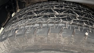 Used 2022 Mahindra Thar LX 4 STR Hard Top Petrol AT 4WD Petrol Automatic tyres LEFT FRONT TYRE TREAD VIEW