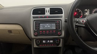 Used 2015 volkswagen Vento 1.5L Highline Diesel AT Diesel Automatic interior MUSIC SYSTEM & AC CONTROL VIEW