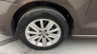 Used 2015 volkswagen Vento 1.5L Highline Diesel AT Diesel Automatic tyres LEFT FRONT TYRE RIM VIEW
