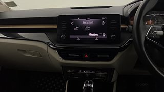 Used 2023 Skoda Slavia Style 1.0L TSI AT Petrol Automatic interior MUSIC SYSTEM & AC CONTROL VIEW