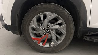 Used 2021 Hyundai Creta SX OPT Turbo DCT Petrol Petrol Automatic tyres LEFT FRONT TYRE RIM VIEW