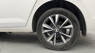 Used 2023 Skoda Slavia Style 1.0L TSI AT Petrol Automatic tyres LEFT REAR TYRE RIM VIEW