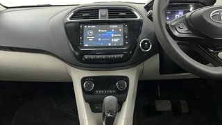 Used 2024 Tata Tigor Revotron XZA plus AMT Petrol Automatic interior MUSIC SYSTEM & AC CONTROL VIEW