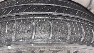 Used 2022 Hyundai Aura SX Plus 1.2 AMT CRDI Diesel Automatic tyres LEFT REAR TYRE TREAD VIEW