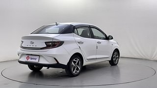 Used 2022 Hyundai Aura SX Plus 1.2 AMT CRDI Diesel Automatic exterior RIGHT REAR CORNER VIEW