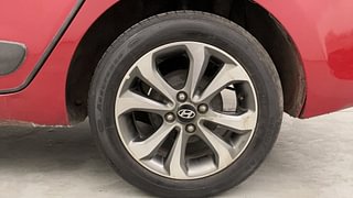 Used 2015 Hyundai Xcent SX AT (O) Petrol Petrol Automatic tyres LEFT REAR TYRE RIM VIEW