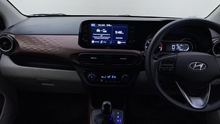 Used 2022 Hyundai Aura SX Plus 1.2 AMT CRDI Diesel Automatic interior MUSIC SYSTEM & AC CONTROL VIEW