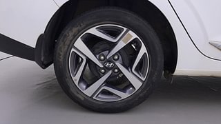 Used 2022 Hyundai Aura SX Plus 1.2 AMT CRDI Diesel Automatic tyres RIGHT REAR TYRE RIM VIEW
