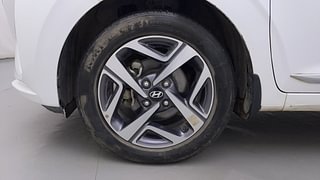 Used 2022 Hyundai Aura SX Plus 1.2 AMT CRDI Diesel Automatic tyres LEFT FRONT TYRE RIM VIEW