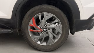 Used 2021 Hyundai Creta SX OPT Turbo DCT Petrol Petrol Automatic tyres LEFT REAR TYRE RIM VIEW