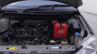 Used 2012 Toyota Etios [2010-2017] G Petrol Manual engine ENGINE LEFT SIDE HINGE & APRON VIEW