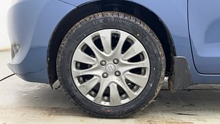 Used 2017 Maruti Suzuki Baleno Zeta 1.2 AT Petrol Automatic tyres LEFT FRONT TYRE RIM VIEW