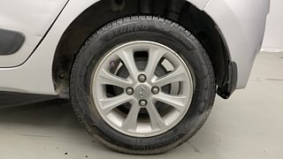 Used 2014 Hyundai Grand i10 Asta 1.2 Kappa VTVT Petrol Manual tyres LEFT REAR TYRE RIM VIEW