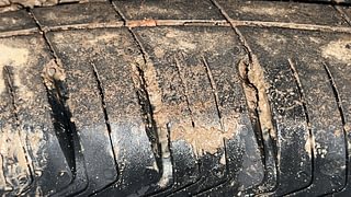 Used 2017 Maruti Suzuki Baleno Zeta 1.2 AT Petrol Automatic tyres LEFT FRONT TYRE TREAD VIEW