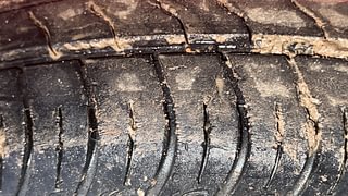Used 2022 Maruti Suzuki S-Presso VXI Plus Petrol Manual tyres LEFT FRONT TYRE TREAD VIEW