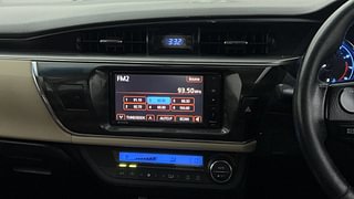 Used 2015 Toyota Corolla Altis GL Petrol Petrol Manual interior MUSIC SYSTEM & AC CONTROL VIEW