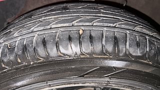Used 2021 Hyundai Grand i10 Nios Sportz 1.2 Kappa VTVT CNG Petrol+cng Manual tyres LEFT FRONT TYRE TREAD VIEW