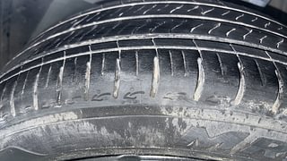 Used 2023 Hyundai Aura SX 1.2 CNG Petrol+cng Manual tyres LEFT FRONT TYRE TREAD VIEW