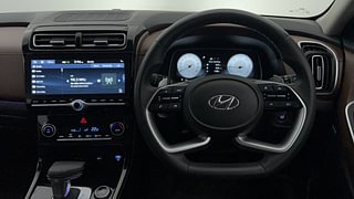 Used 2022 Hyundai Alcazar Signature (O) 7 Seater 1.5 Diesel AT Diesel Automatic interior STEERING VIEW