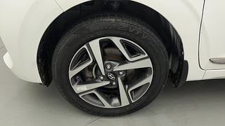 Used 2023 Hyundai Aura SX 1.2 CNG Petrol+cng Manual tyres LEFT FRONT TYRE RIM VIEW