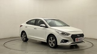 Used 2018 Hyundai Verna SX (O) 1.6 VTVT AT Petrol Automatic exterior RIGHT FRONT CORNER VIEW