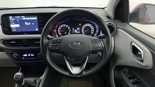 Used 2021 Hyundai Grand i10 Nios Sportz 1.2 Kappa VTVT CNG Petrol+cng Manual interior STEERING VIEW