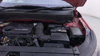 Used 2022 Hyundai Venue SX (O) 1.0 Turbo iMT Petrol Manual engine ENGINE LEFT SIDE HINGE & APRON VIEW