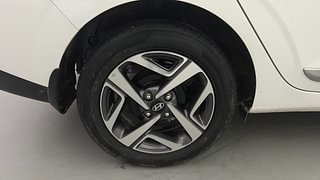 Used 2023 Hyundai Aura SX 1.2 CNG Petrol+cng Manual tyres RIGHT REAR TYRE RIM VIEW