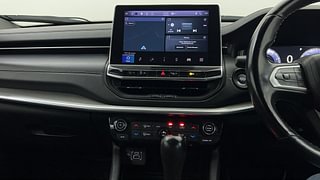 Used 2021 Jeep Compass Model S (O) 1.4 Petrol DCT Petrol Automatic interior MUSIC SYSTEM & AC CONTROL VIEW