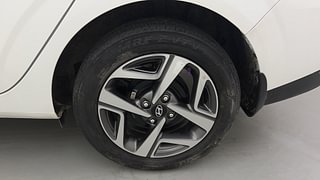 Used 2023 Hyundai Aura SX 1.2 CNG Petrol+cng Manual tyres LEFT REAR TYRE RIM VIEW