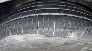 Used 2022 Mahindra XUV700 AX 5 Petrol MT 5 STR Petrol Manual tyres LEFT FRONT TYRE TREAD VIEW