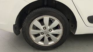 Used 2014 Hyundai Xcent S 1.2 (O) Petrol Manual tyres RIGHT REAR TYRE RIM VIEW