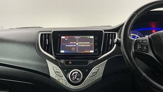 Used 2017 Maruti Suzuki Baleno Alpha 1.2 Petrol Manual interior MUSIC SYSTEM & AC CONTROL VIEW